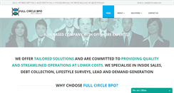 Desktop Screenshot of fullcirclebpo.com