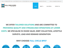 Tablet Screenshot of fullcirclebpo.com